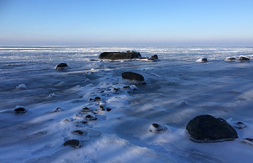 zugefrorene Ostsee